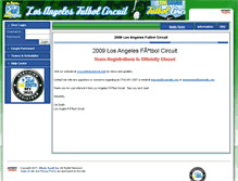 Tablet Screenshot of 2009lafutbolcircuit-calsouth.sportsaffinity.com